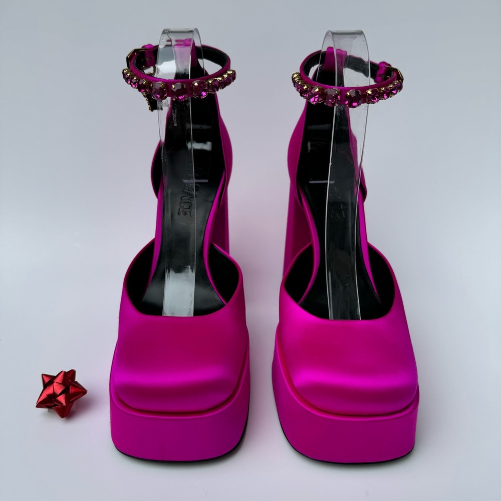 VERSACE PLATFORMS HEELS - Picture 3 of 17